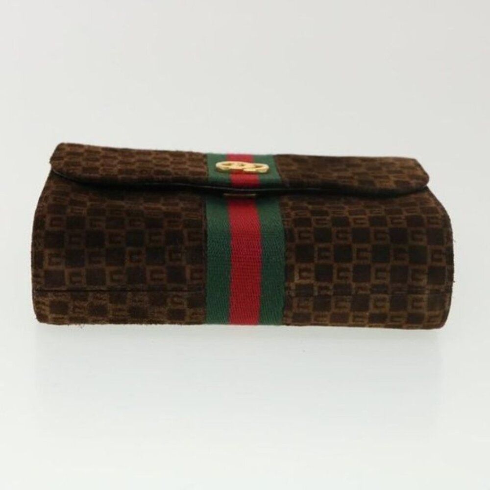 Gucci G Suede Clutch - Picture 6 of 10